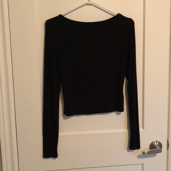 4/25$ Garage crop long sleeve top - Picture 4 of 4